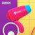 Unix优丽氏ミニイオードラヤファミリー用ドライヤ旅行折ミニドラヤー小出力携帯帯宿舎ピンク